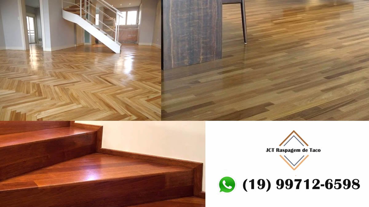 Raspagem de Piso de Madeira em Campinas